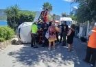Torba'da duvara çarpan otomobil takla atarak durabildi
