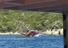 Marmaris’te tur teknesi battı 110 yolcu kurtarıldı