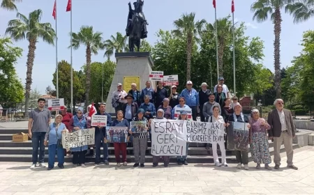 Milas'ta Esra’ya Özgürlük adalet nöbeti başlatıldı