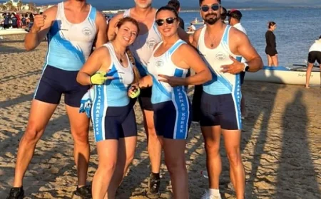 Halikarnas Kürek Kulübü sporcuları bir harika
