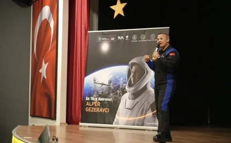Türkiye’nin İlk Astronotu Alper Gezeravcı Muğla’da öğrencilerle buluştu