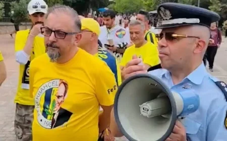 Yunan Emniyet Müdürü Fenerbahçe Taraftarına Türkçe Seslendi!