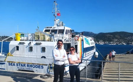 Bodrum’dan Leros’a yeni feribot seferleri başladı