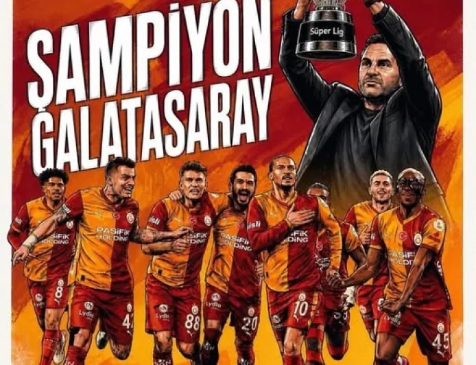 ŞAMPİYON GALATASARAY..Galatasaray, 2. kez 4 kere üst üste şampiyon: 26. kupa Antalyaspor galibiyetiyle geldi