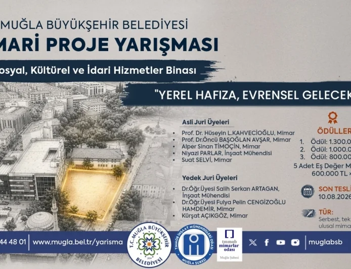 Fikirler Muğla İçin Yarışacak.. Mimari proje yarışması