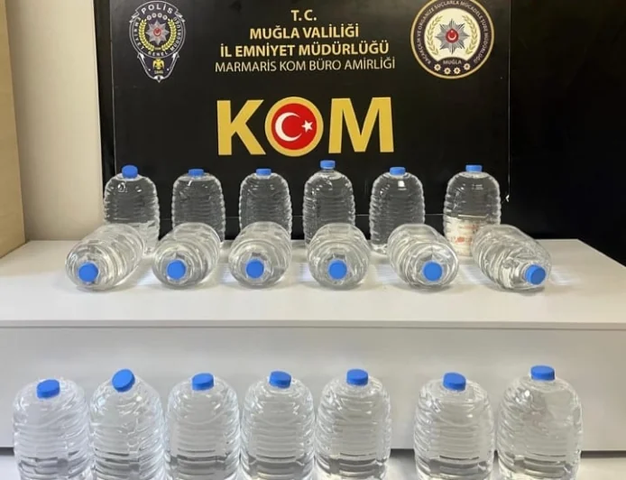Bayram Öncesi Sahte Alkol Operasyonu: 475 Litre Etil Alkol Ele Geçirildi