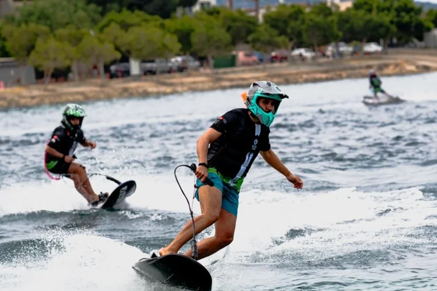 Bodrum’da Motosurf Rüzgarı Esti