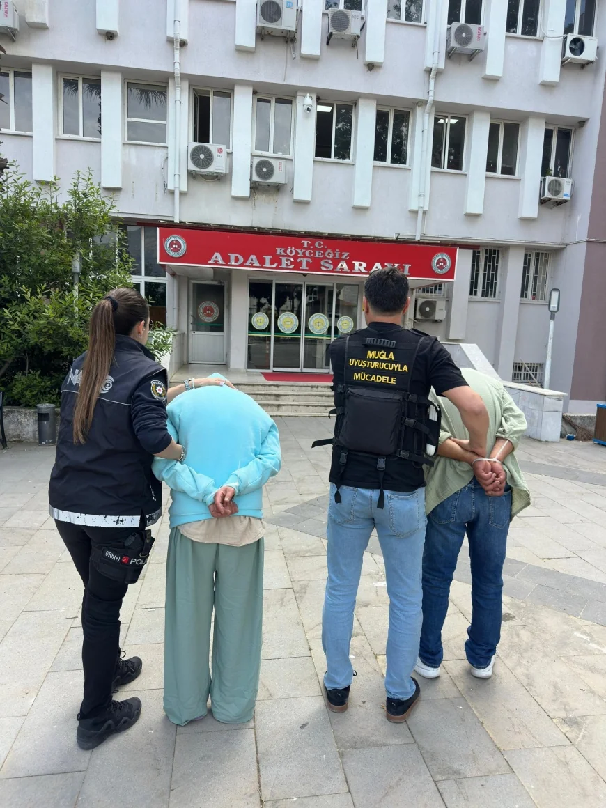 Karı koca uyuşturucu operasyonunda yakalandı