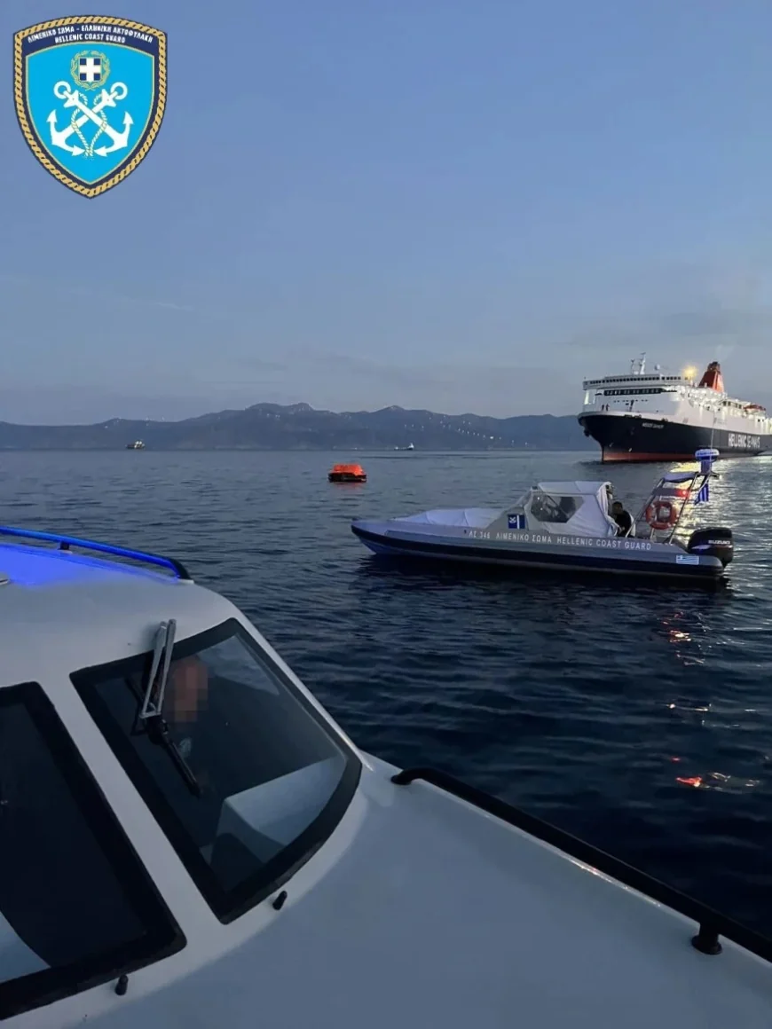 SON DAKİKA…Egede kargo gemisi battı, 8’i  Türk 9  denizci kurtarıldı