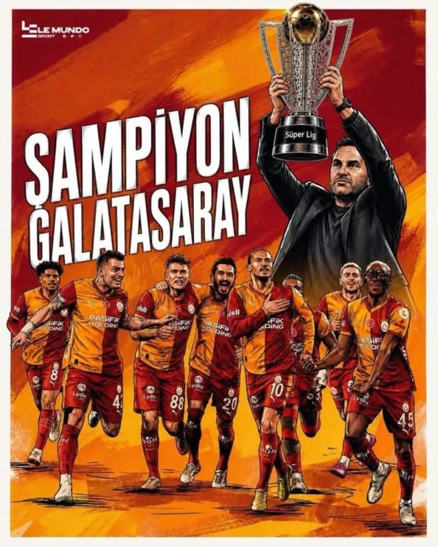 ŞAMPİYON GALATASARAY..Galatasaray, 2. kez 4 kere üst üste şampiyon: 26. kupa Antalyaspor galibiyetiyle geldi