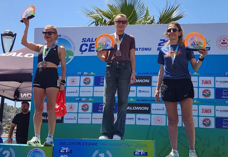 Salomon Çeşme Yarı Maratonu’nu Kantarmış ve Anter şampiyon olarak tamamladı
