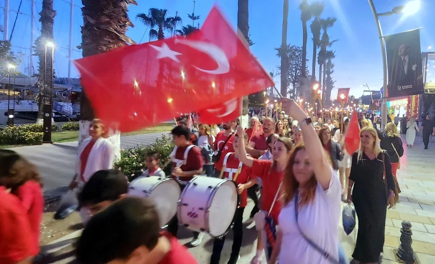 Bodrum’da 19 mayıs coşkusu ve Sertap Erener rüzgarı