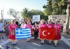 Bodrum’a komşu İstanköy adasında dostluk rüzgarları esti