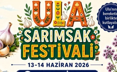 Ula Sarımsak Festivali İçin Geri Sayım Başladı