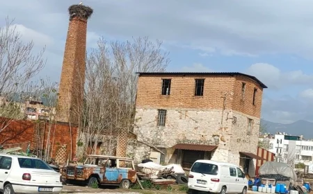 TARİHİ ZEYTİNYAĞI FABRİKA BACASI TESCİL EDİLDİ!