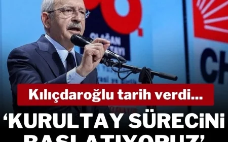 SON DAKİKA....Kılıçdaroğlu: 11 Haziran'da kurultay sürecini başlatıyoruz