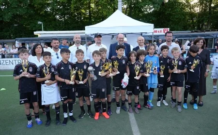 BODRUMLU FUTBOLCU AARIN ZİYA LOBAÇ, BEŞİKTAŞ KAFİLESİYLE ALMANYA'DAAKİ TURNUVADA HAYRAN BIRAKTI