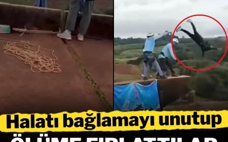 Halatı bağlamayı unutup genç kadını 40 metreden aşağı ölüme yolladılar