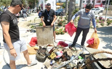 Denize En Çok Mavi Yakışır, çöp ve atıklar değil