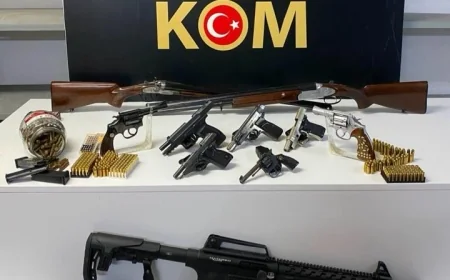 Milas'ta Silah Operasyonu: 3 Şüpheli Tutuklandı