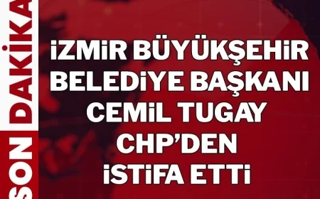 Son dakika...İzmir Büyükşehir Belediye Başkanı Cemil Tugay CHP’den istifa etti