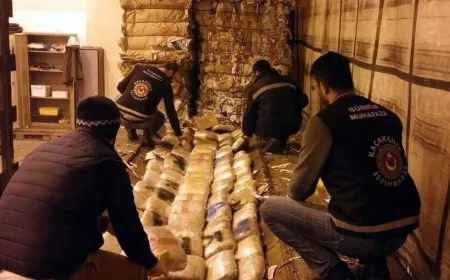 Gümrük Kapısı'nda 4,3 Ton Uyuşturucu Ele Geçirildi