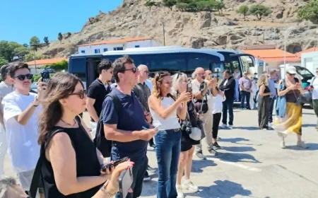 Ege’de Yunanistan ile Türkiye arasında yeni feribot hattı seferleri açıldı