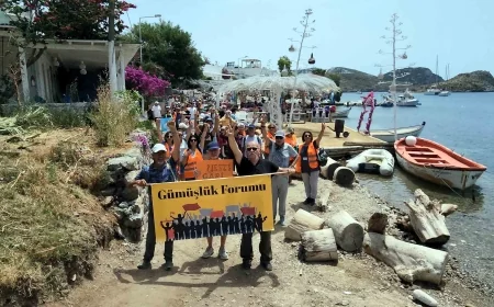 BODRUM’DA “Kıyılar Halkındır” eylemleri Gümüşlük’ten başlıyor