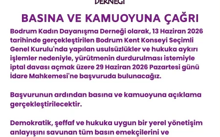 Bodrum Kent Konseyi Seçimleri Yeniden Yargıda: Kadın Dayanışma Derneği İptal Davası Açıyor
