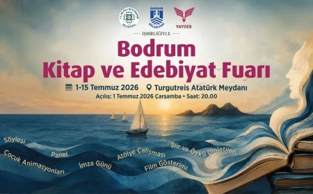 Turgutreis Meydanı 15 gün boyunca edebiyatla buluşacak