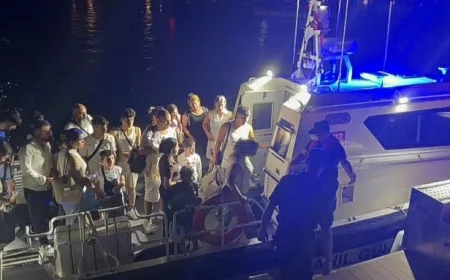 Muğla Açıklarında Göçmen Kaçakçılığı Operasyonu: Yelkenli Teknede 25 Düzensiz Göçmen, 7 Şüpheli Yakalandı