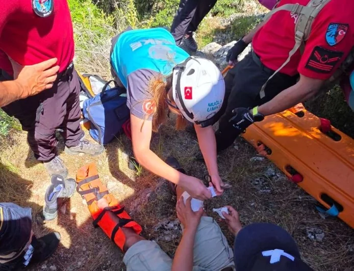 Babadağ’da yamaç paraşütü kazası sezona başladı. 2 yaralı