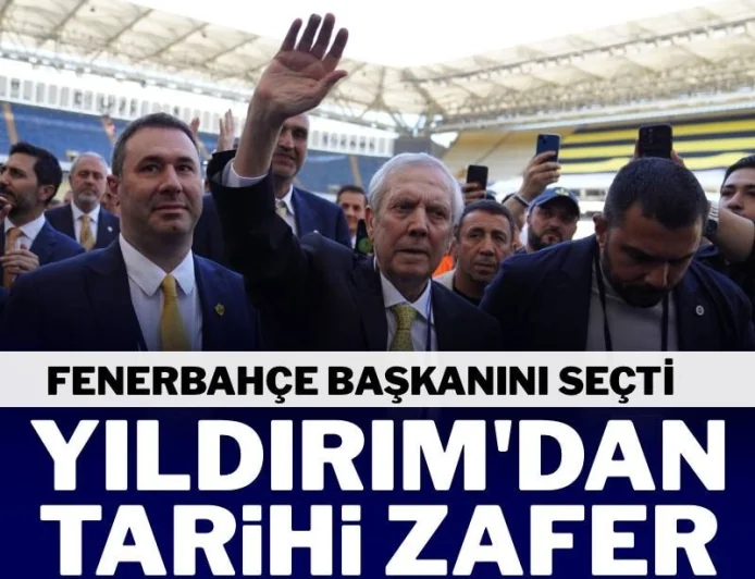 Fenerbahçe başkanını seçti! Aziz Yıldırım'dan tarihi zafer