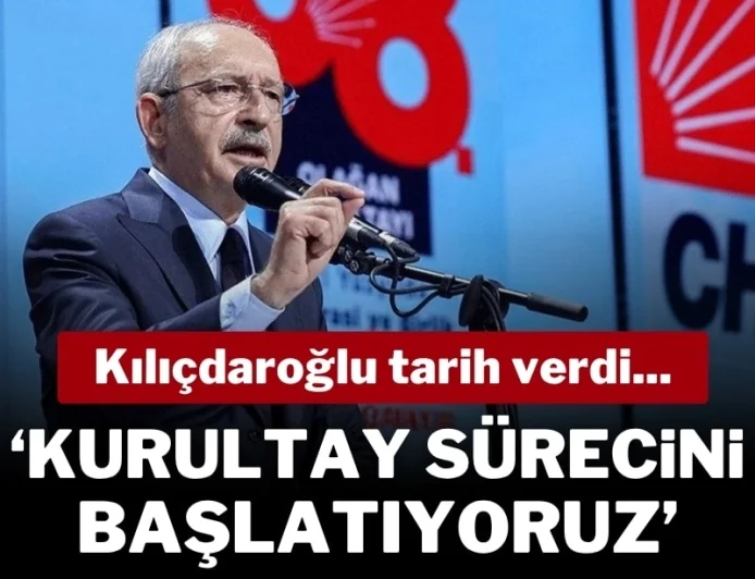 SON DAKİKA....Kılıçdaroğlu: 11 Haziran'da kurultay sürecini başlatıyoruz