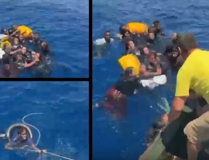 Türk balıkçılar Akdeniz’de  sonarla balık ararken ölmek üzere olan 48 Somalili göçmeni ölümden kurtardı