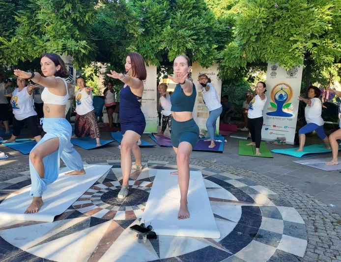 12. Uluslararası Yoga Günü Turgutreis’te kutlandı