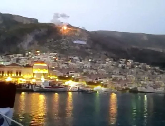 Bodrum’a komşu adada düzenlenen  düğünde dinamit patladı, sesi Bodrum’dan duyuldu, bir kişi öldü