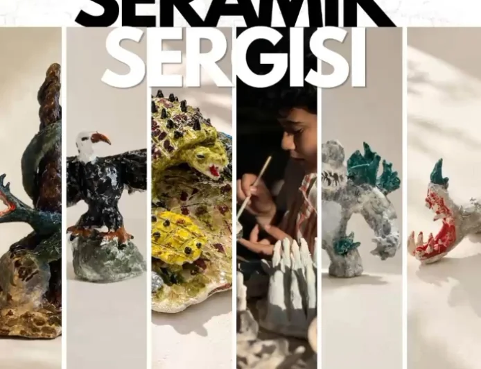 12 Yaşındaki Toprak Bora Kulavuz’dan İlk Seramik Sergisi
