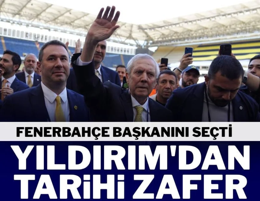 Fenerbahçe başkanını seçti! Aziz Yıldırım'dan tarihi zafer