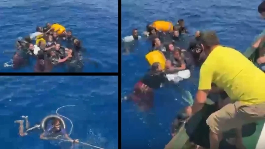Türk balıkçılar Akdeniz’de  sonarla balık ararken ölmek üzere olan 48 Somalili göçmeni ölümden kurtardı