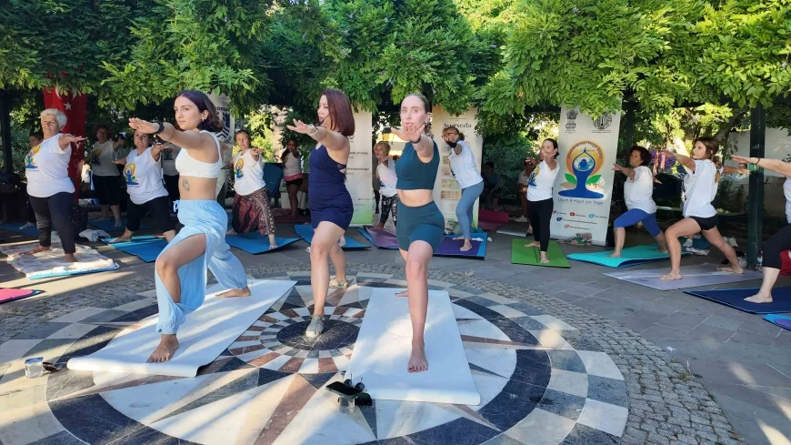 12. Uluslararası Yoga Günü Turgutreis’te kutlandı