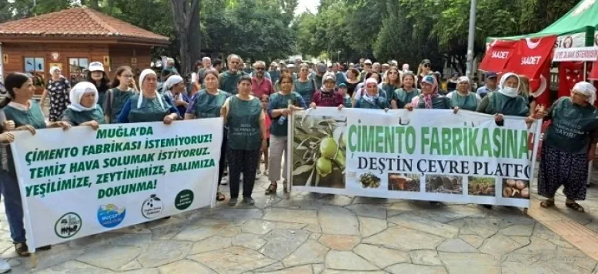    Çimentocu şirket fabrikadan, köylüler mücadeleden vazgeçmiyor