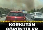 Yangının biri bitmeden diğeri başlıyor..İstanbul yolu kapandı....Manisa'da korkutan görüntüler! Dumanlar gökyüzüne yayıldı