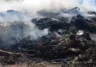 Riskli saatler ilçede yangın alarmı verildi…  Ortakent Çöplüğünde Yangın, Ekipler Müdahale Ediyor