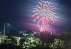 Bu gece ormanlık alan yakınında  havai fişek gösterisi isyan ettirdi, valiliğin yasak kararı vardı