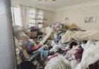 Turistik ilçedeki bir  apartmandaki evden 10 ton çöp çıktı