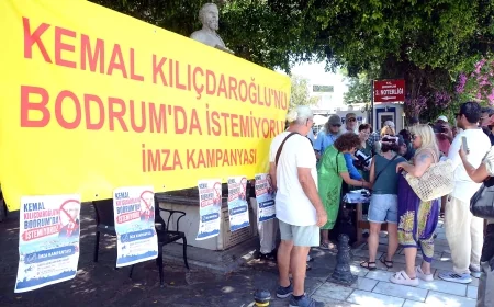 Bodrum’da Kıçıldaroğlu’nu istemiyoruz imzası  izdihamı, 5 günde 15 bin imza toplandı