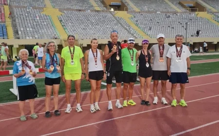 Türkiye Masterlar Atletizm Şampiyonası’nın ilk gününde Bodrumlu atletlerden madalya yağmuru