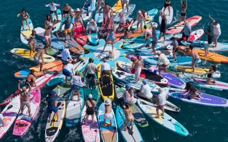 Kürek Tutkunları Bodrum’da Buluştu, Renkli Görüntüler Oluştu