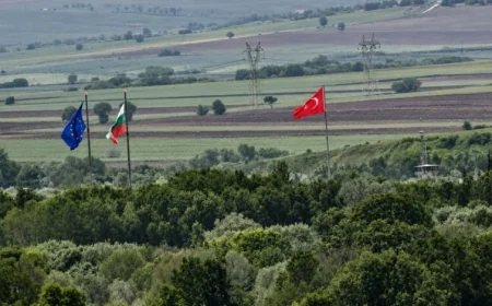 SINIRDAKİ TÜRK BAYRAĞINI KISKANDILAR  Üç ülkenin bulunduğu Türkiye sınırında bayrak krizi yaşanıyor